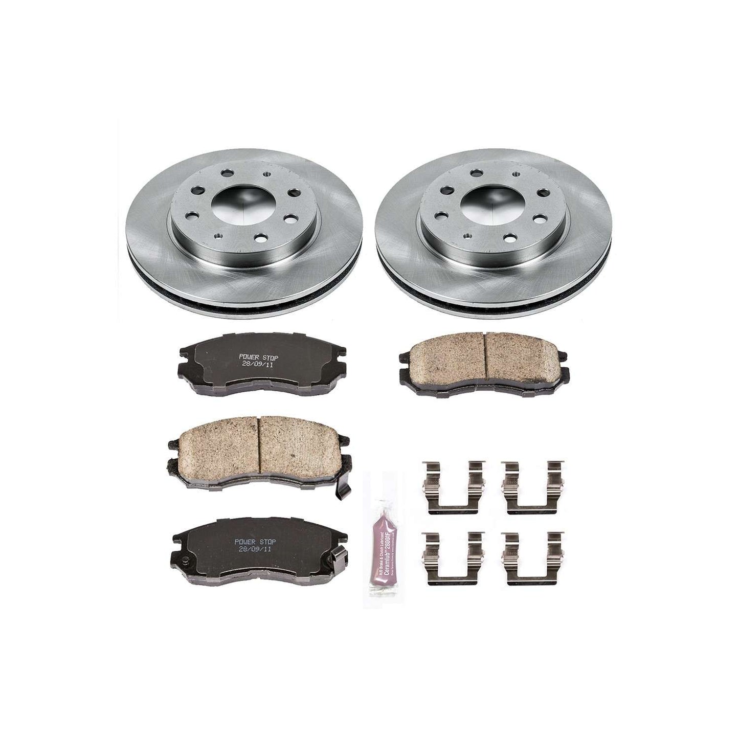 PowerStop Power Stop 93-95 Eagle Summit Front Autospecialty Brake Kit KOE1090