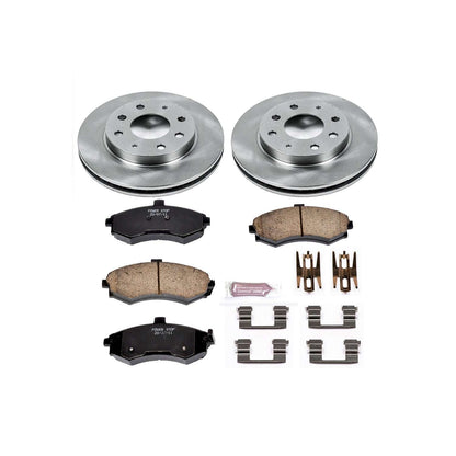 PowerStop Power Stop 02-05 Hyundai Elantra Front Autospecialty Brake Kit KOE1093