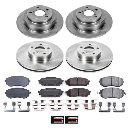 PowerStop Power Stop 05-06 Saab 9-2X Front & Rear Autospecialty Brake Kit KOE1127
