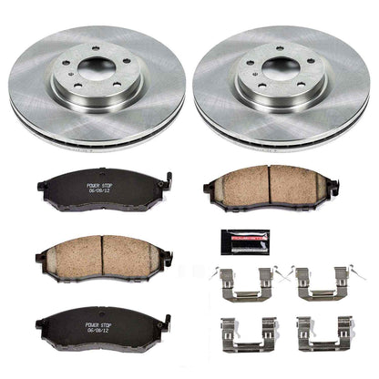 PowerStop Power Stop 08-12 Infiniti EX35 Front Autospecialty Brake Kit KOE112