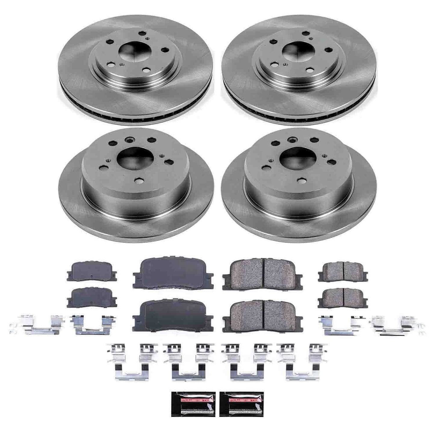 PowerStop Power Stop 04-06 Lexus ES330 Front & Rear Autospecialty Brake Kit KOE1142