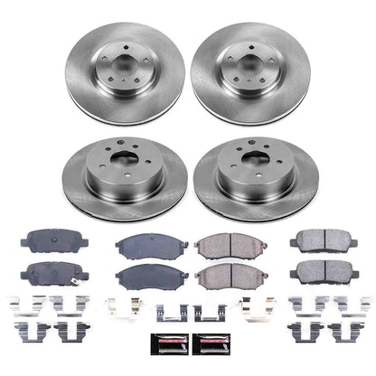 PowerStop Power Stop 08-12 Infiniti EX35 Front & Rear Autospecialty Brake Kit KOE114