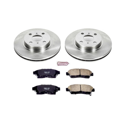 PowerStop Power Stop 93-97 Geo Prizm Front Autospecialty Brake Kit KOE1151