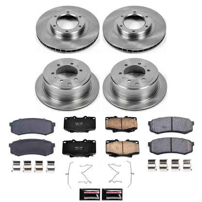 PowerStop Power Stop 96-97 Lexus LX450 Front & Rear Autospecialty Brake Kit KOE1155