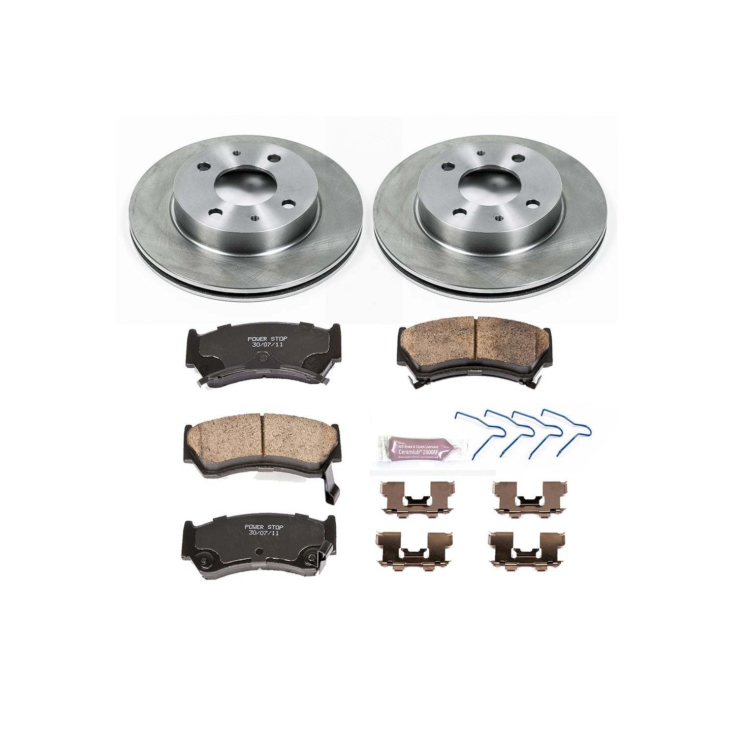 PowerStop Power Stop 95-98 Nissan 200SX Front Autospecialty Brake Kit KOE1170