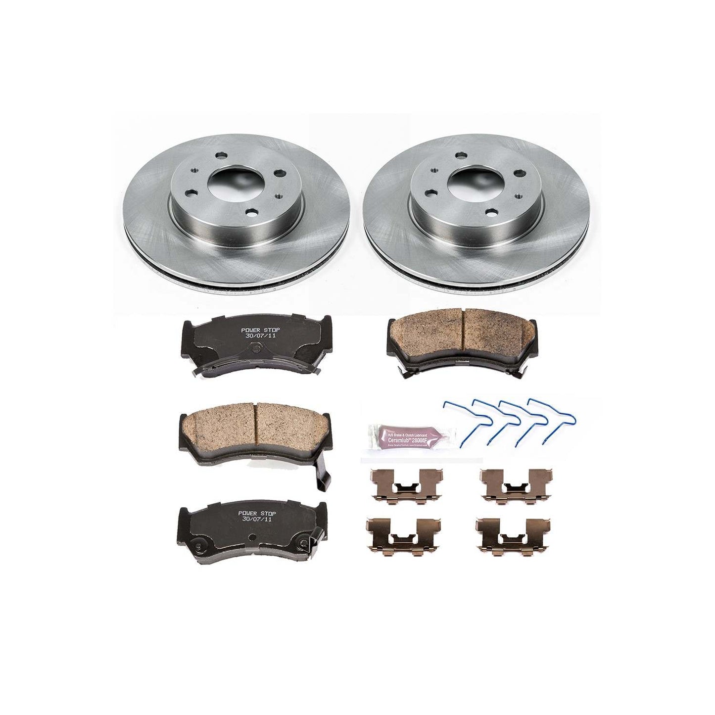 PowerStop Power Stop 95-98 Nissan 200SX Front Autospecialty Brake Kit KOE1172