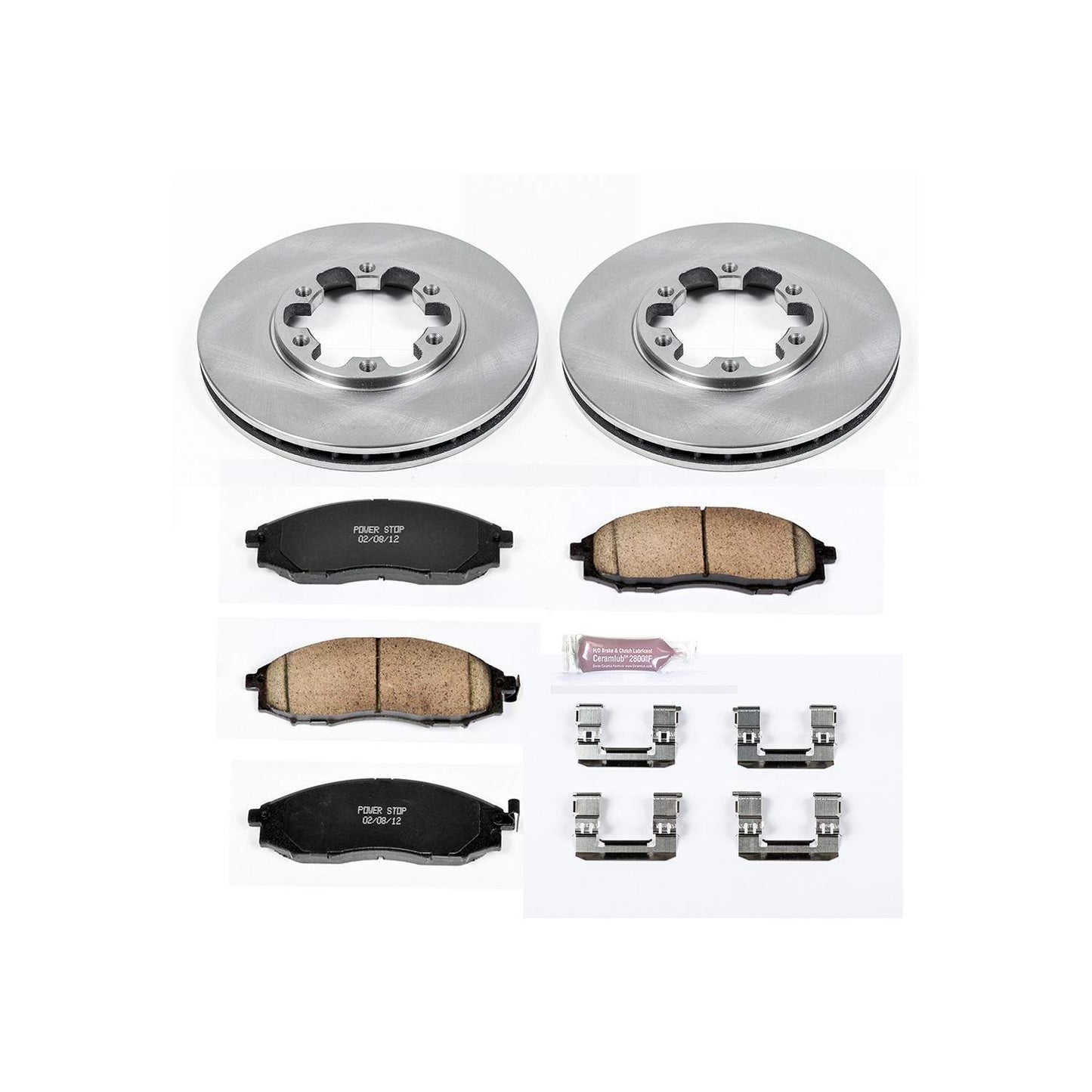 PowerStop Power Stop 03-04 Nissan Frontier Front Autospecialty Brake Kit KOE1176