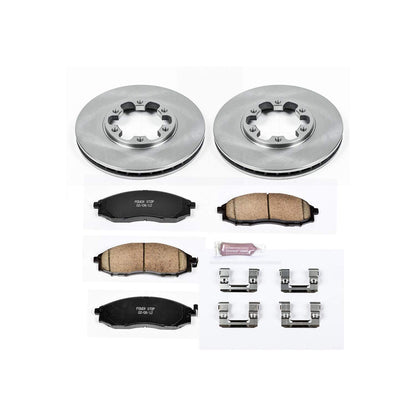 PowerStop Power Stop 03-04 Nissan Frontier Front Autospecialty Brake Kit KOE1176