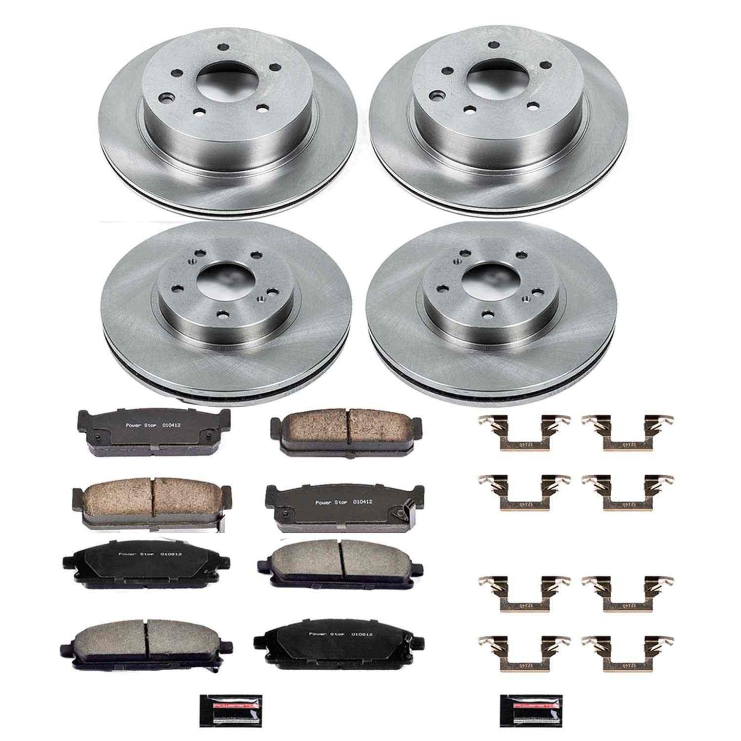 PowerStop Power Stop 97-01 Infiniti Q45 Front & Rear Autospecialty Brake Kit KOE1180