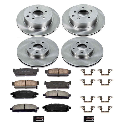 PowerStop Power Stop 97-01 Infiniti Q45 Front & Rear Autospecialty Brake Kit KOE1180