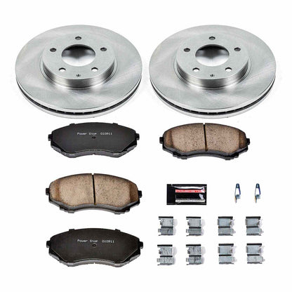 PowerStop Power Stop 00-06 Mazda MPV Front Autospecialty Brake Kit KOE1184