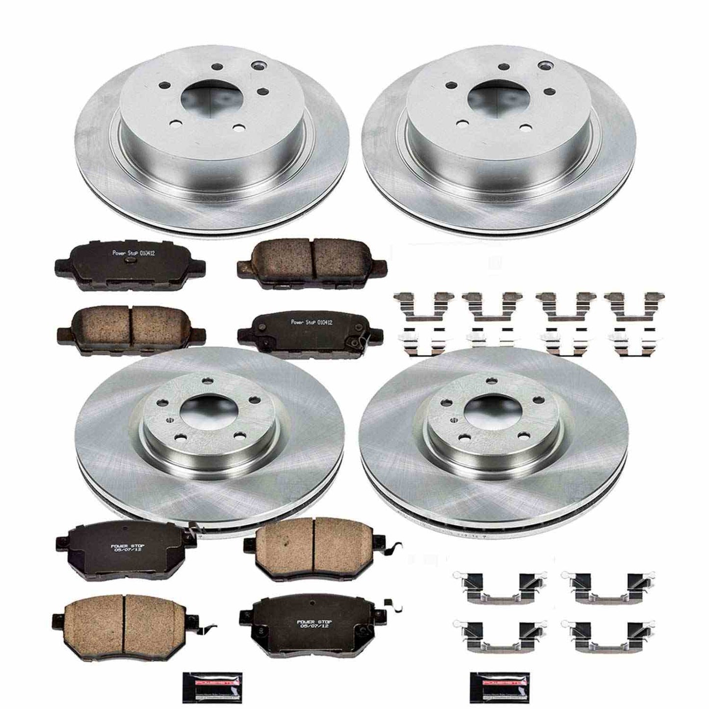 PowerStop Power Stop 06-07 Nissan Murano Front & Rear Autospecialty Brake Kit KOE119