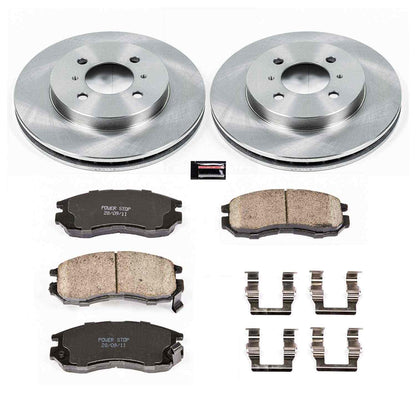 PowerStop Power Stop 98-02 Mitsubishi Mirage Front Autospecialty Brake Kit KOE1214