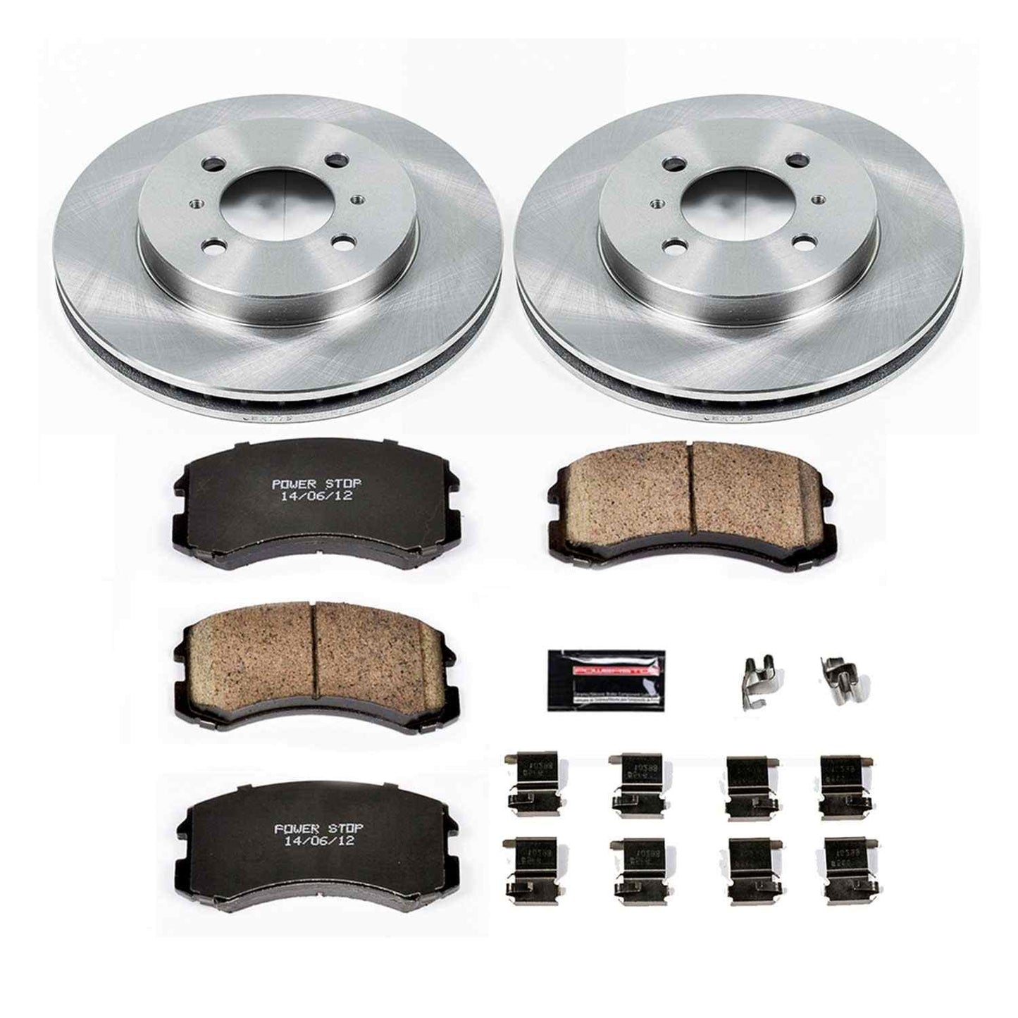 PowerStop Power Stop 02-07 Mitsubishi Lancer Front Autospecialty Brake Kit KOE1215
