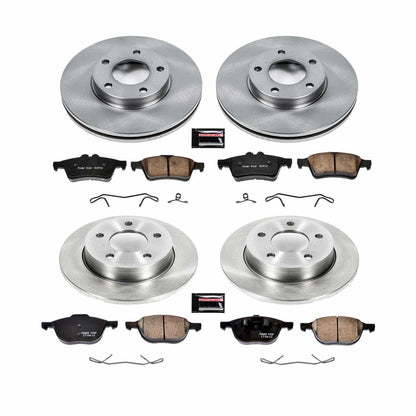 PowerStop Power Stop 06-13 Mazda 3 Front & Rear Autospecialty Brake Kit KOE121