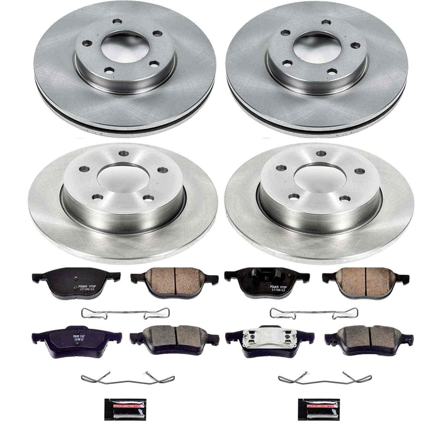 PowerStop Power Stop 04-05 Mazda 3 Front & Rear Autospecialty Brake Kit KOE122