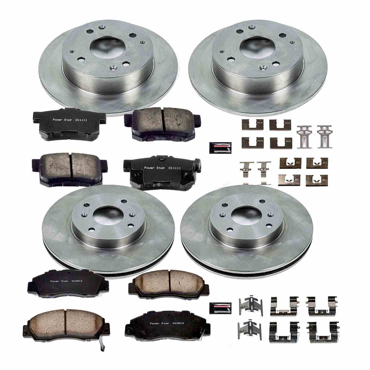 PowerStop Power Stop 98-99 Acura CL Front & Rear Autospecialty Brake Kit KOE1238