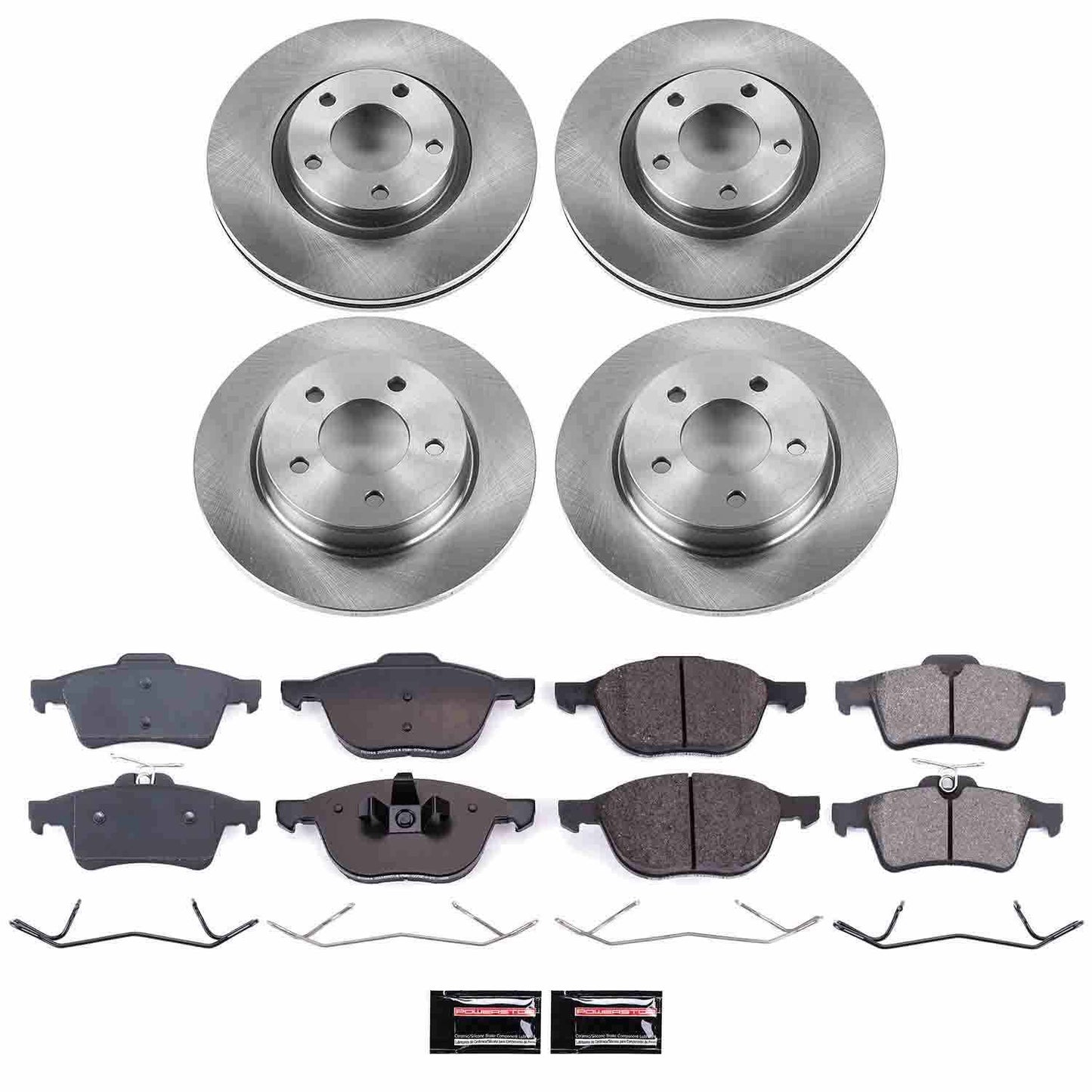 PowerStop Power Stop 04-13 Mazda 3 Front & Rear Autospecialty Brake Kit KOE126