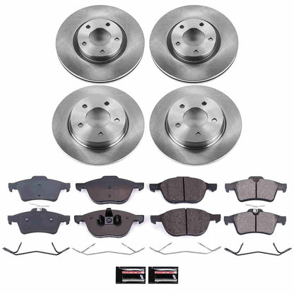 PowerStop Power Stop 04-13 Mazda 3 Front & Rear Autospecialty Brake Kit KOE126