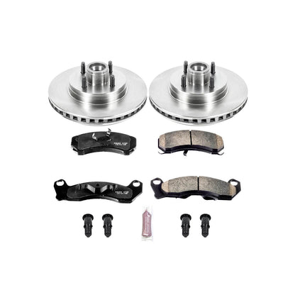 PowerStop Power Stop 87-93 Ford Mustang Front Autospecialty Brake Kit KOE1279