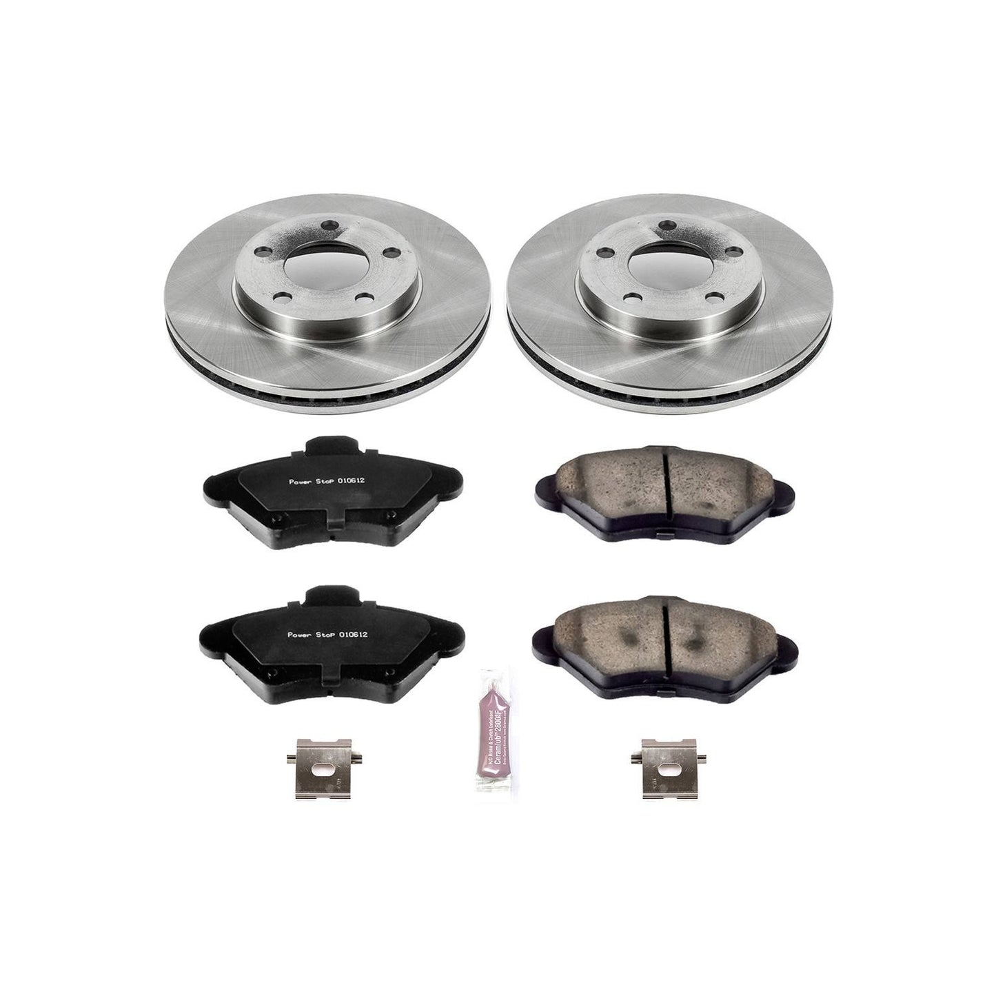 PowerStop Power Stop 94-98 Ford Mustang Front Autospecialty Brake Kit KOE1299