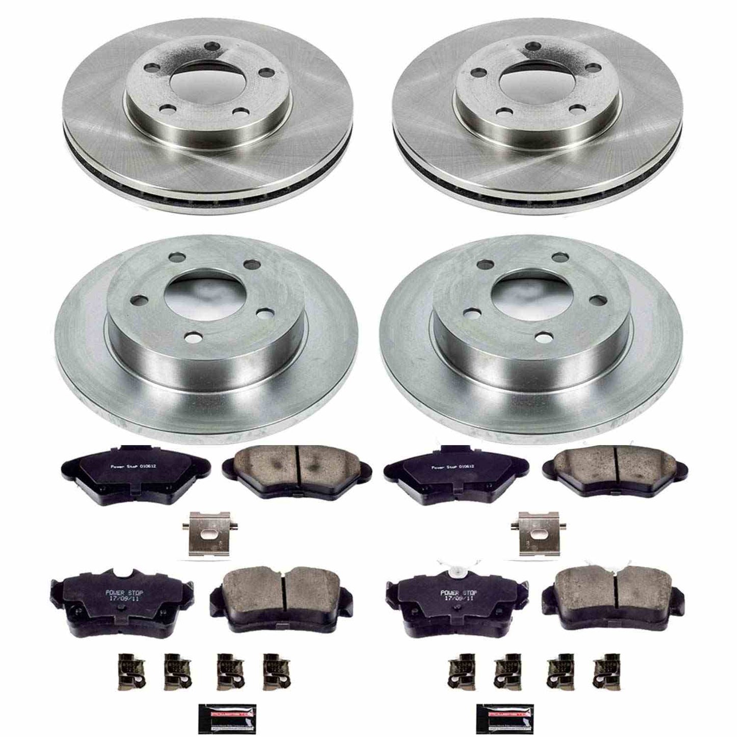 PowerStop Power Stop 94-98 Ford Mustang Front & Rear Autospecialty Brake Kit KOE1300