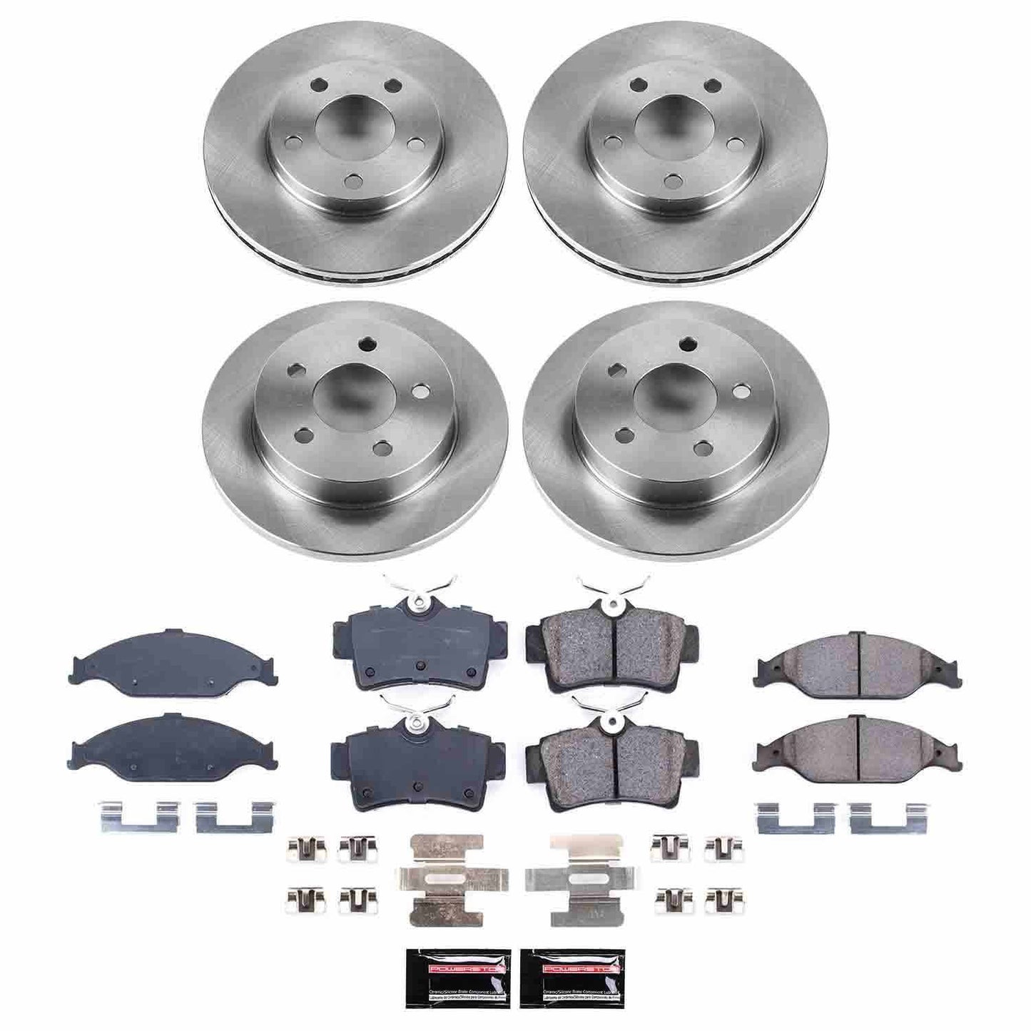 PowerStop Power Stop 99-04 Ford Mustang Front & Rear Autospecialty Brake Kit KOE1302