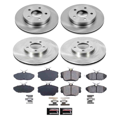 PowerStop Power Stop 96-97 Ford Thunderbird Front & Rear Autospecialty Brake Kit KOE1319