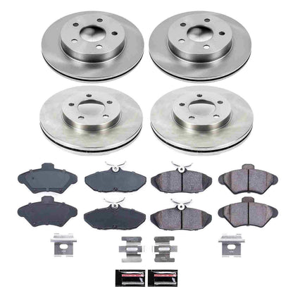 PowerStop Power Stop 93-97 Ford Thunderbird Front & Rear Autospecialty Brake Kit KOE1326