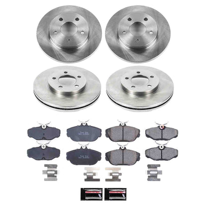 PowerStop Power Stop 94-00 Ford Taurus Front & Rear Autospecialty Brake Kit KOE1328