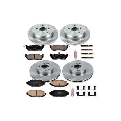 PowerStop Power Stop 98-02 Ford Crown Victoria Front & Rear Autospecialty Brake Kit KOE1336