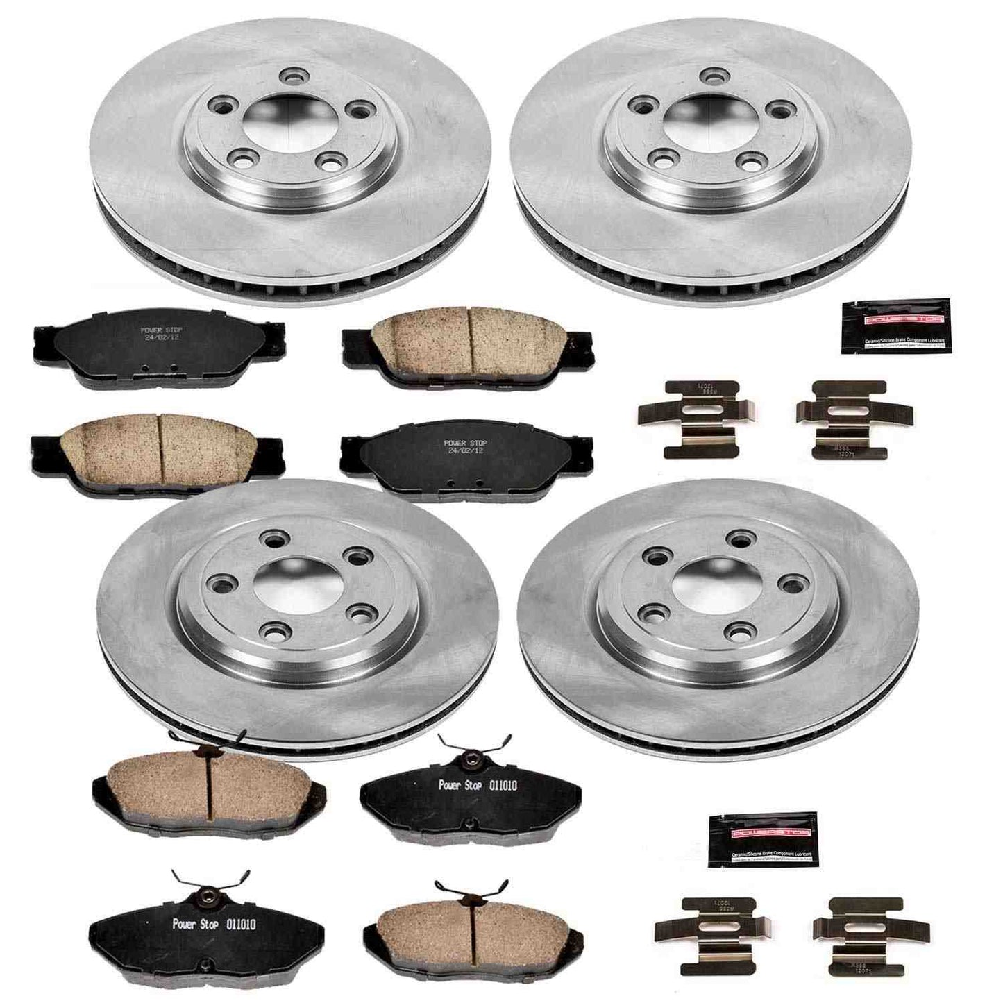 PowerStop Power Stop 02-05 Ford Thunderbird Front & Rear Autospecialty Brake Kit KOE1352