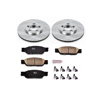 PowerStop Power Stop 03-04 Jaguar S-Type Front Autospecialty Brake Kit KOE1353