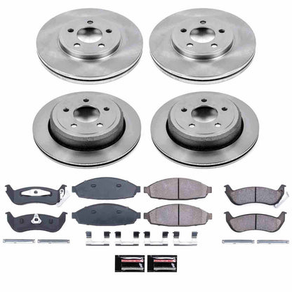 PowerStop Power Stop 03-11 Ford Crown Victoria Front & Rear Autospecialty Brake Kit KOE1365