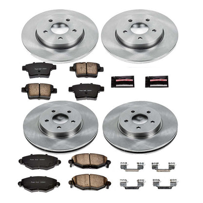 PowerStop Power Stop 05-08 Jaguar X-Type Front & Rear Autospecialty Brake Kit KOE1374