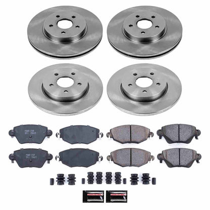 PowerStop Power Stop 02-05 Jaguar X-Type Front & Rear Autospecialty Brake Kit KOE1375