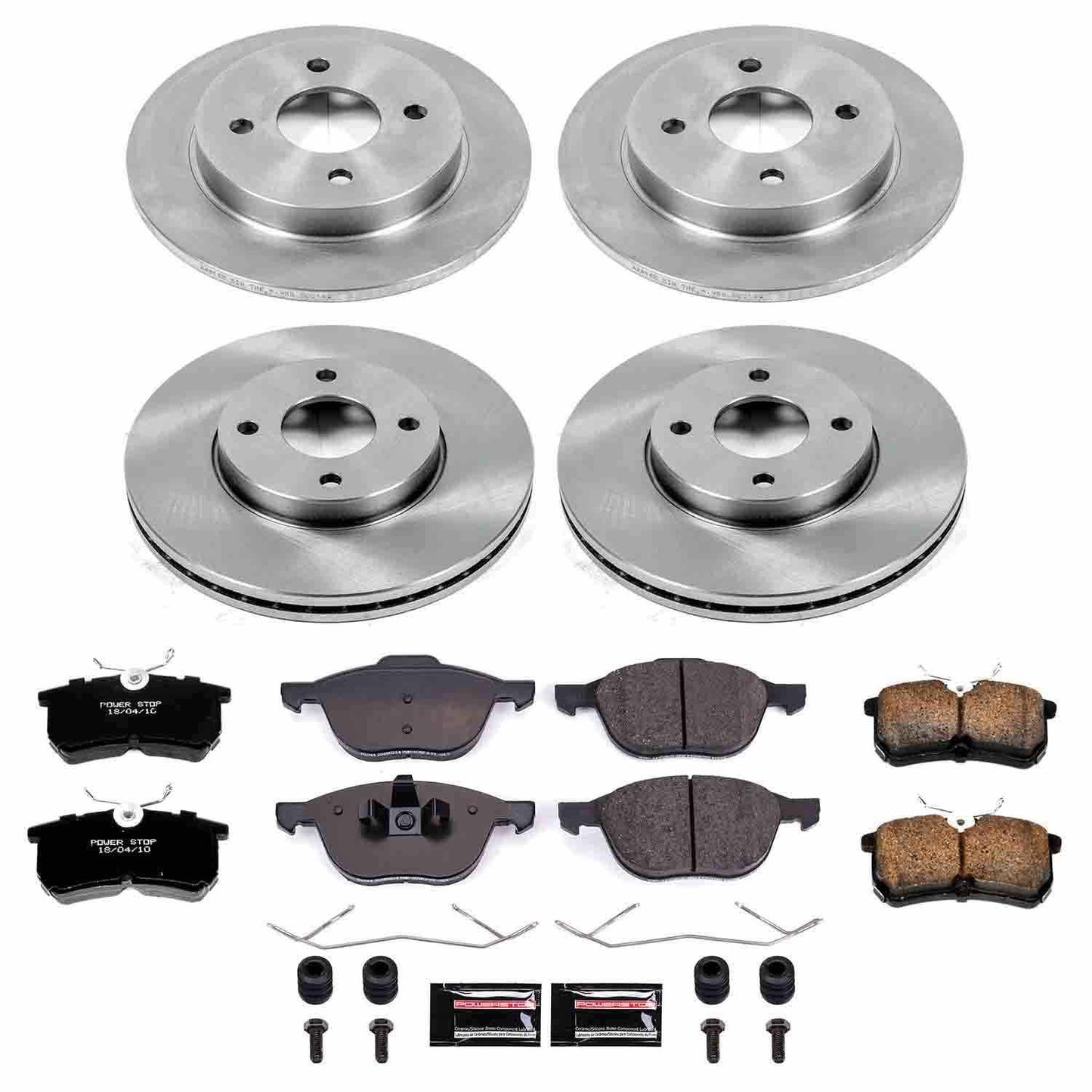 PowerStop Power Stop 05-07 Ford Focus Front & Rear Autospecialty Brake Kit KOE1378