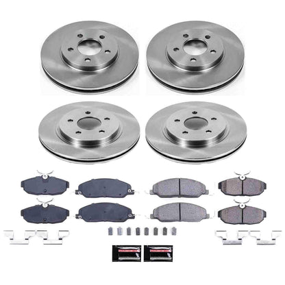 PowerStop Power Stop 05-10 Ford Mustang Front & Rear Autospecialty Brake Kit KOE1383