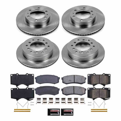 PowerStop Power Stop 03-09 Toyota 4Runner Front & Rear Autospecialty Brake Kit KOE138