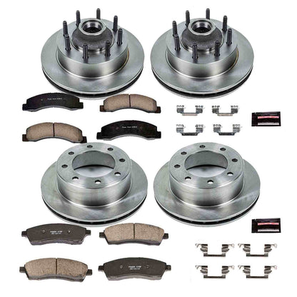 PowerStop Power Stop 03-05 Ford Excursion Front & Rear Autospecialty Brake Kit KOE1393