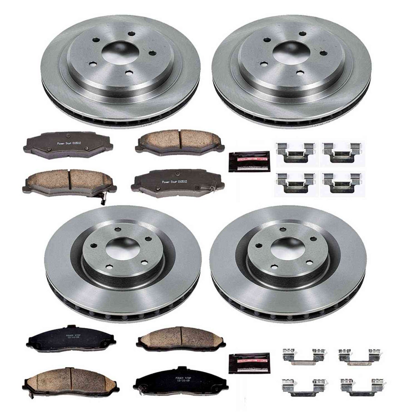 PowerStop Power Stop 05-07 Cadillac XLR Front & Rear Autospecialty Brake Kit KOE1418
