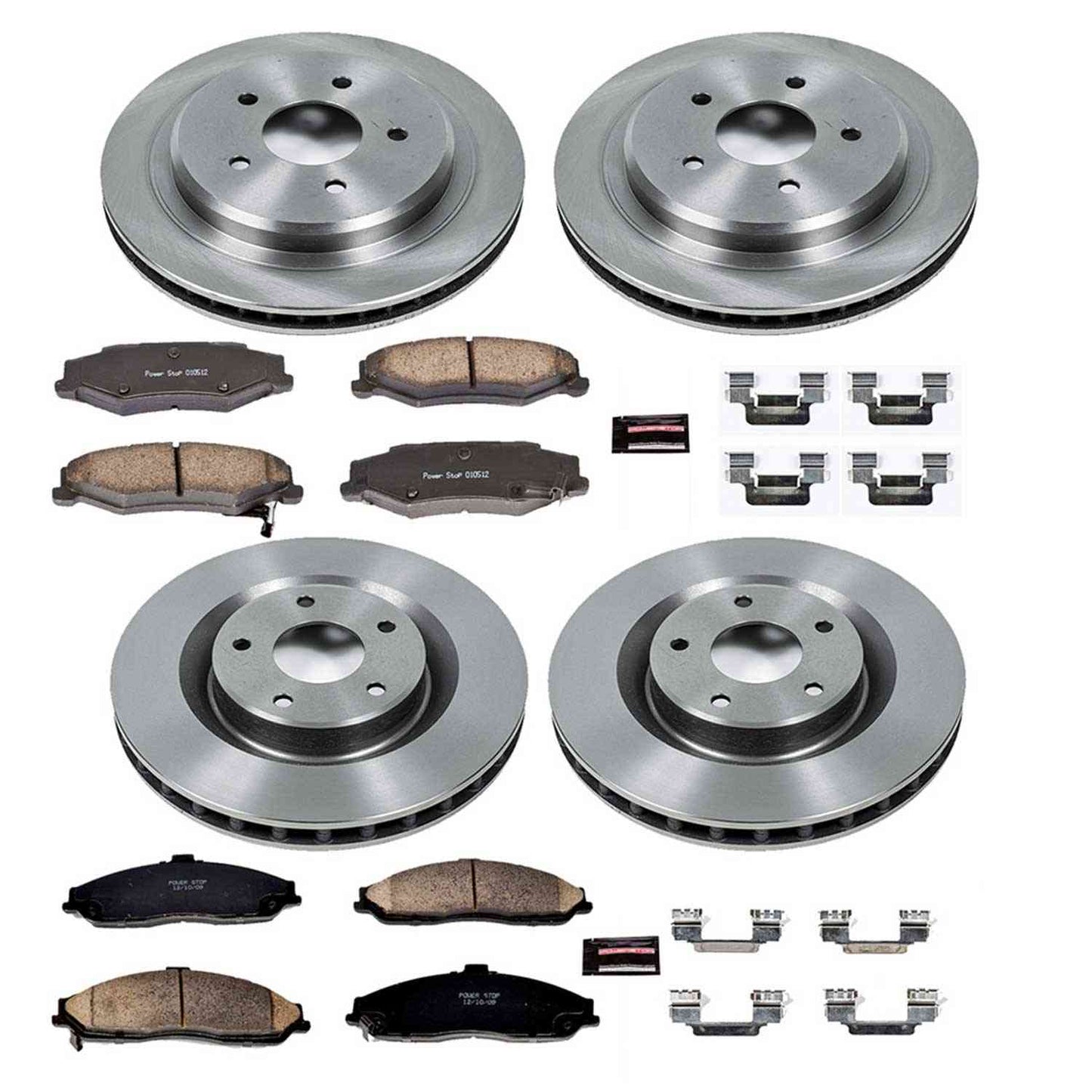 PowerStop Power Stop 03-07 Cadillac CTS Front & Rear Autospecialty Brake Kit KOE1420