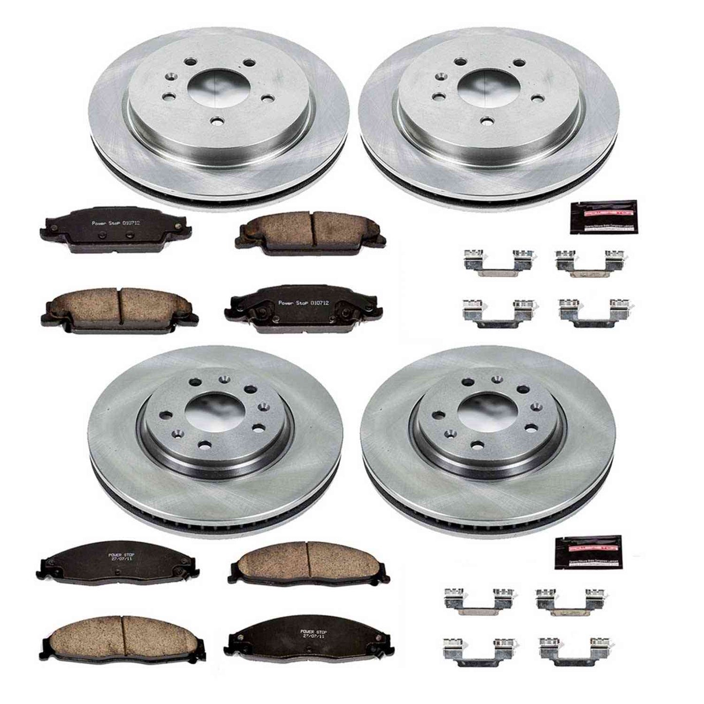PowerStop Power Stop 03-05 Cadillac CTS Front & Rear Autospecialty Brake Kit KOE1424