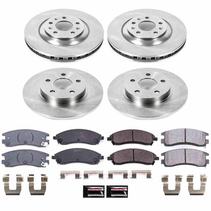 PowerStop Power Stop 04-05 Pontiac Bonneville Front & Rear Autospecialty Brake Kit KOE1431