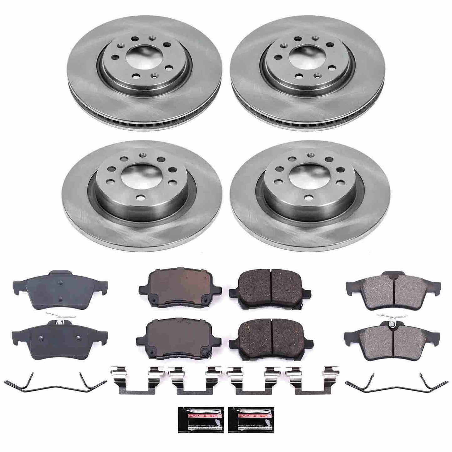 PowerStop Power Stop 06-09 Pontiac Solstice Front & Rear Autospecialty Brake Kit KOE1434