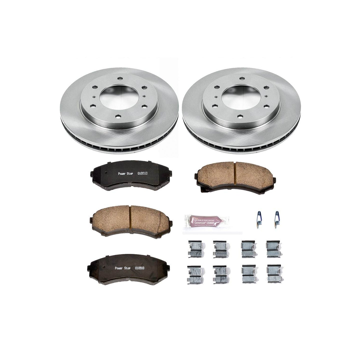 PowerStop Power Stop 01-06 Mitsubishi Montero Front Autospecialty Brake Kit KOE148