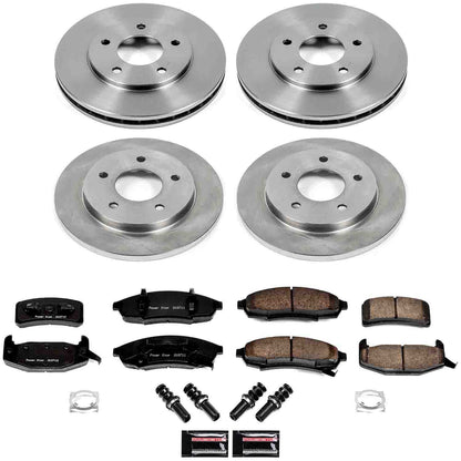 PowerStop Power Stop 88-93 Buick Regal Front & Rear Autospecialty Brake Kit KOE1499