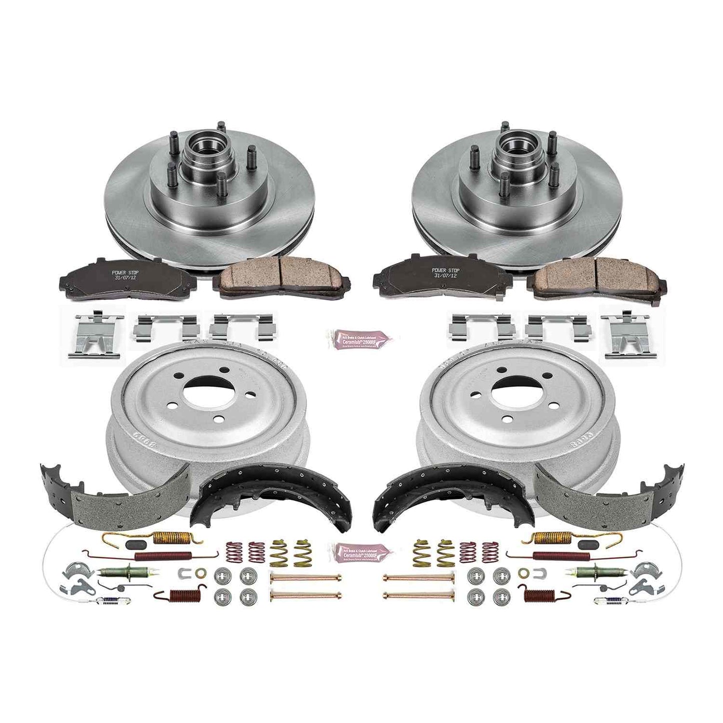 PowerStop Power Stop 98-02 Ford Ranger EV Front & Rear Autospecialty Brake Kit KOE15006DK
