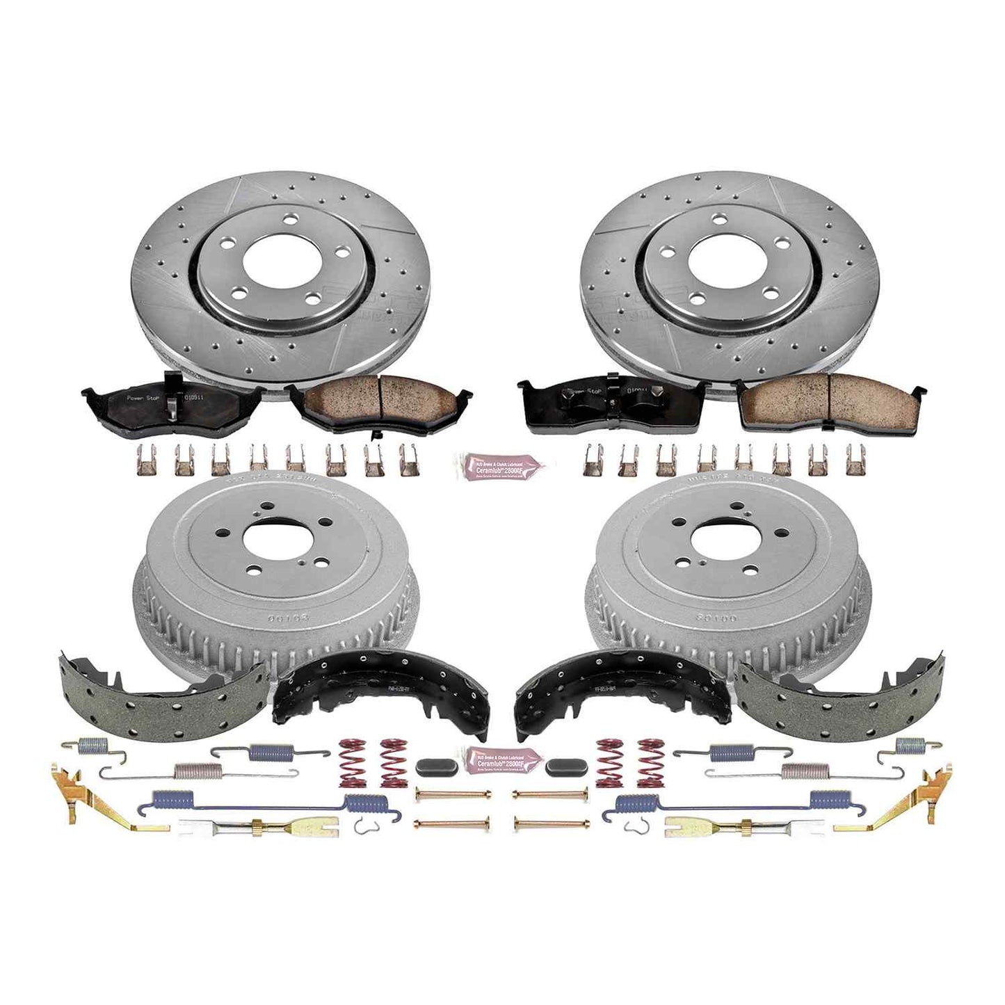 PowerStop Power Stop 2000 Chrysler Grand Voyager Front & Rear Autospecialty Brake Kit KOE15011DK