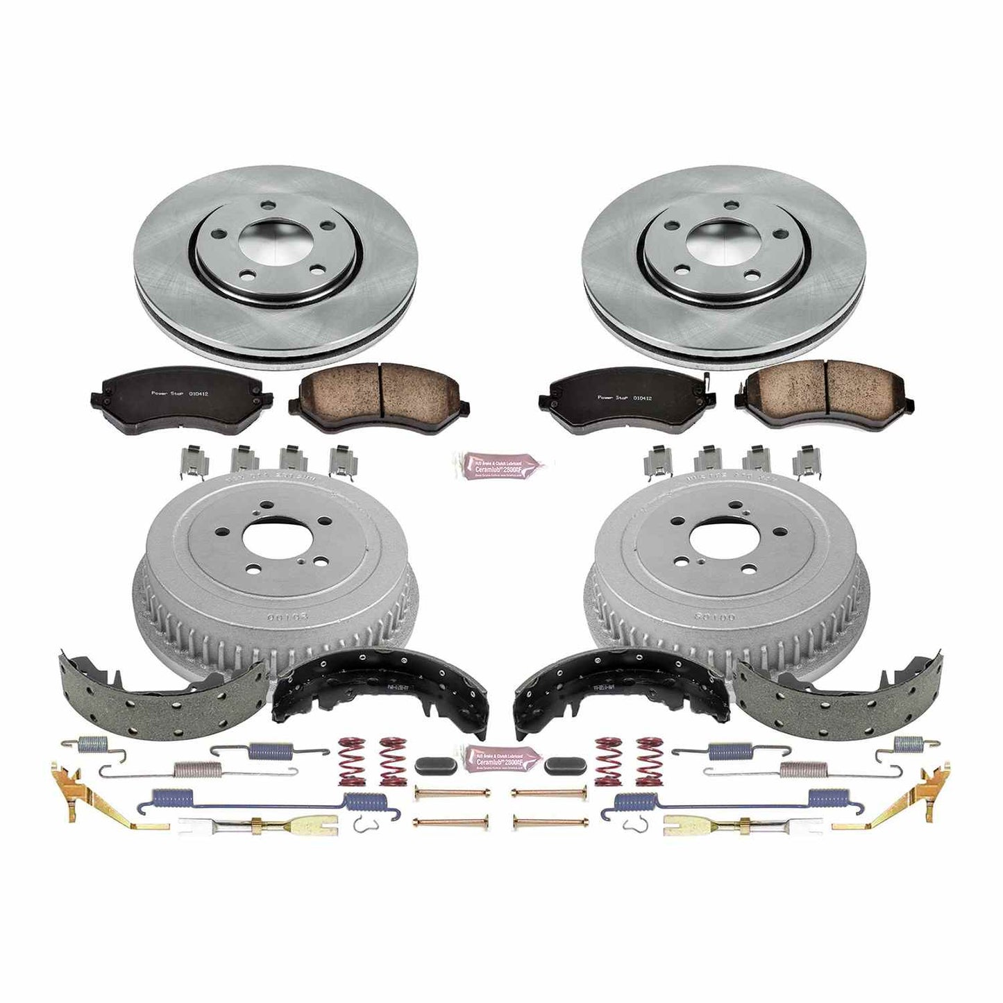 PowerStop Power Stop 01-03 Chrysler Voyager Front & Rear Autospecialty Brake Kit KOE15013DK